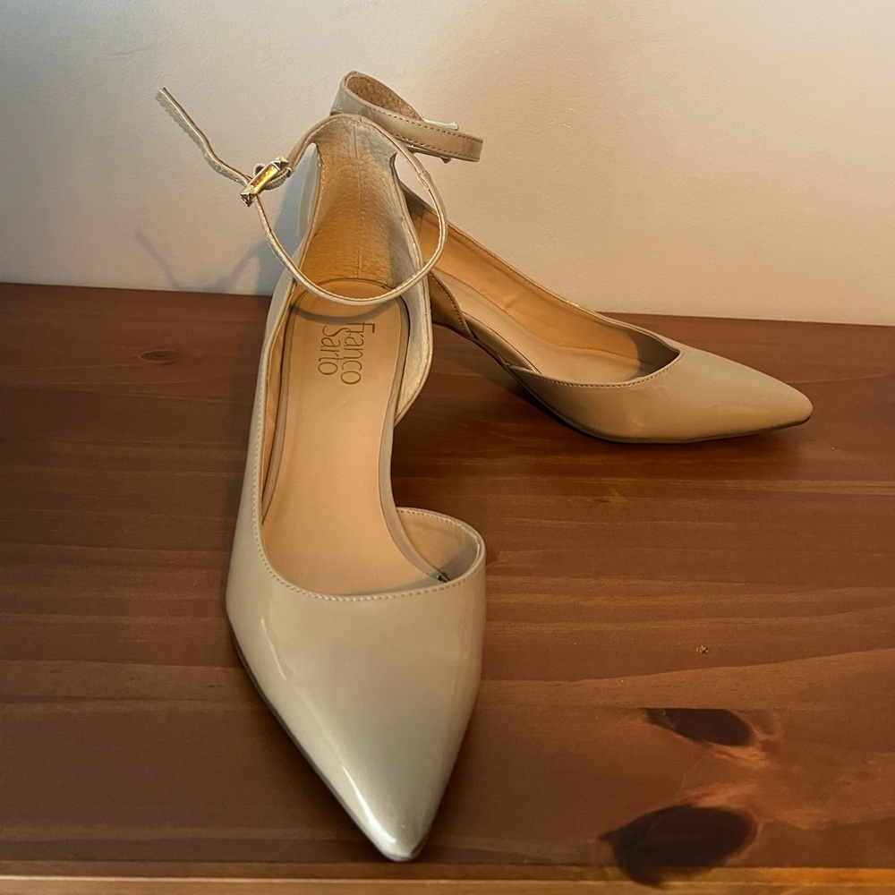 Franco Sarto 3in Nude Heels